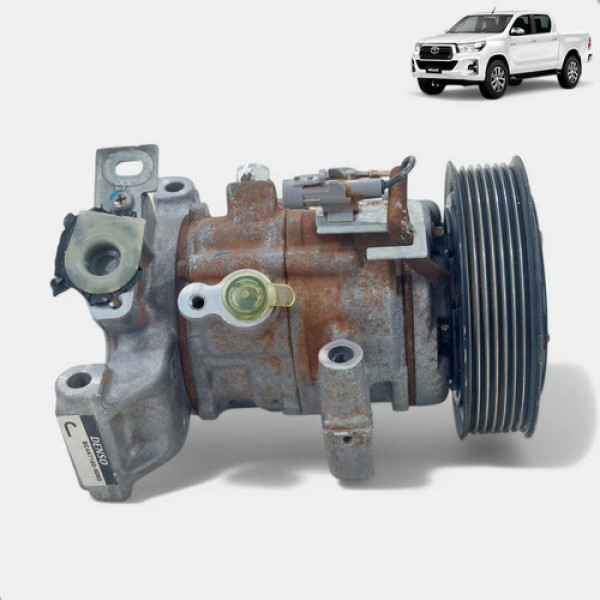 Compressor Ar-condicionado Toyota Hilux 2.8 2016 A 2020