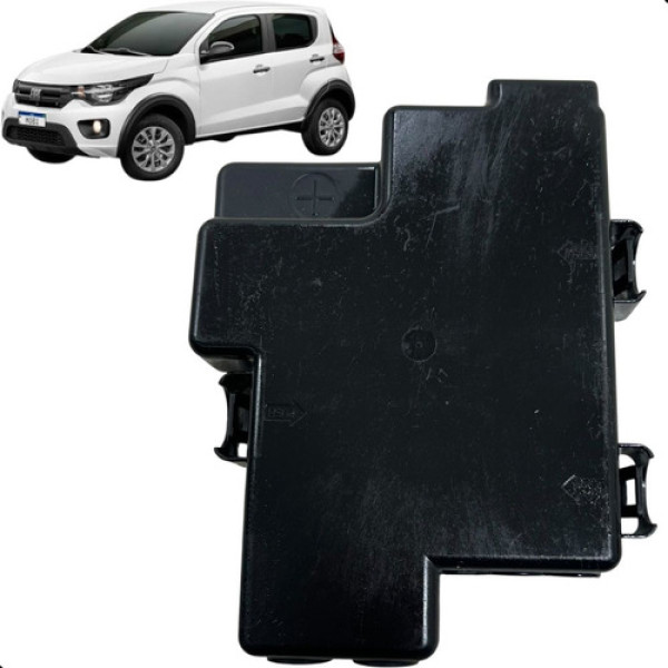 Protetor Tampa Capa Cobertura Cabo Bateria Mobi 2017 A 2019 Preto