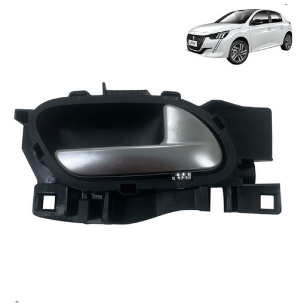 Maçaneta Porta Diant Direita Peugeot 208 2020 2024  Dianteira