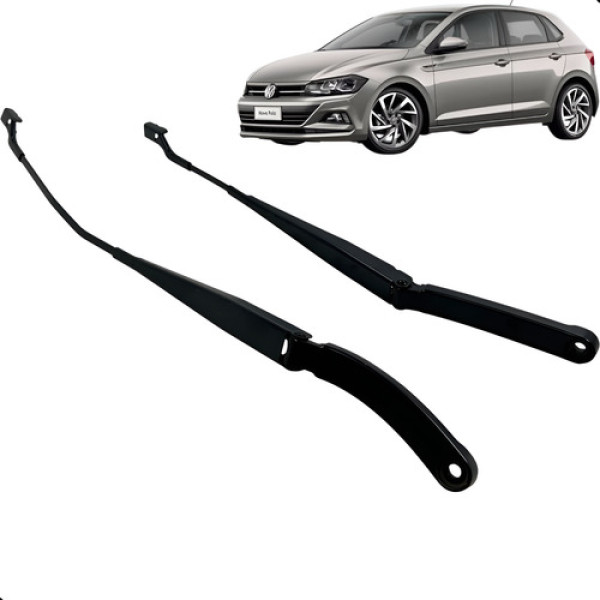 Par Braço Limpador Parabrisa Polo Virtus 1.0 Tsi 2018 A 2021 - Direito