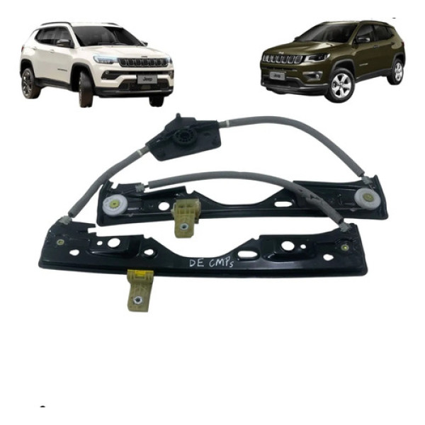 Máquina Vidro Porta Diant Esquerda Compass 2018 2024 S/motor