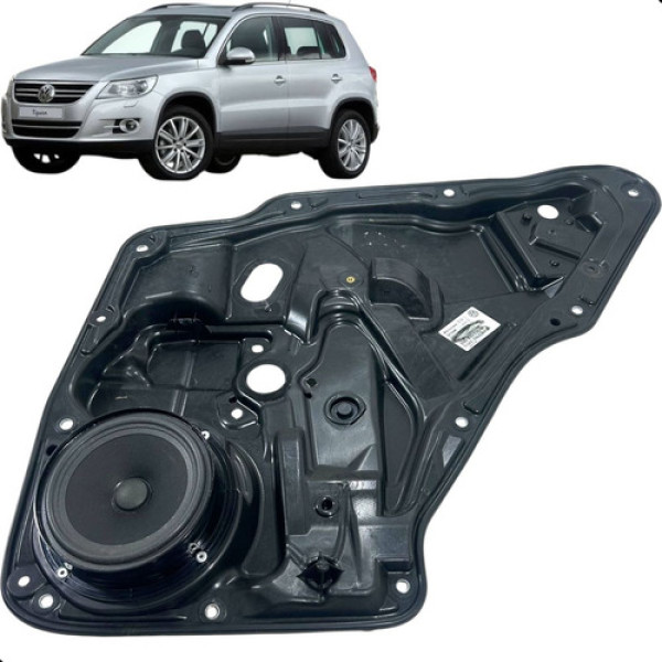Suporte Máquina Vidro Traseiro Direito Tiguan 2.0 2010 2014