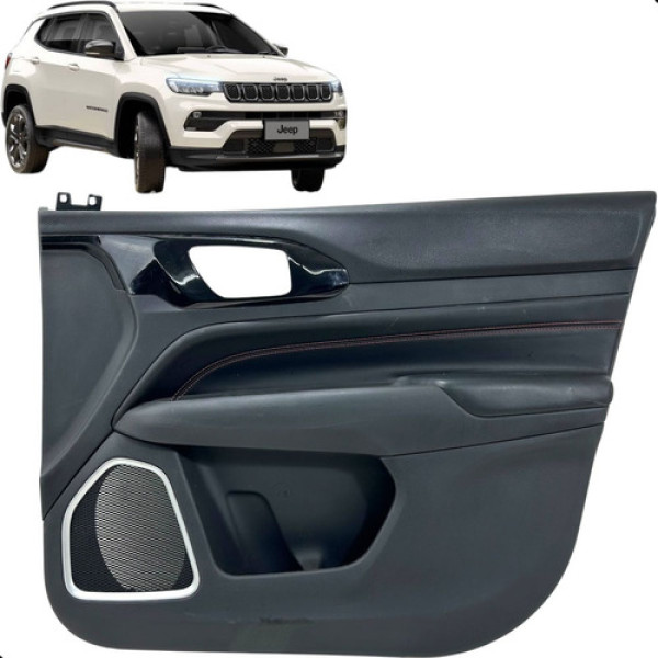 Forro Porta Dianteiro  Direito Jeep Compass 2.0 Diesel 2022 Preto