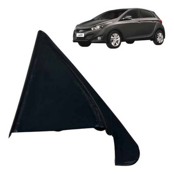 Moldura Interna Porta Traseira Direita Hb20 1.6 2013 A 2019 Traseira Direito Preto