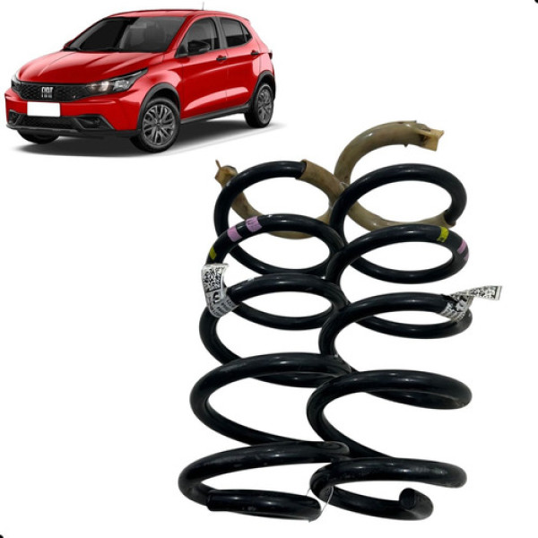 Jogo Molas Traseira Fiat Argo 2018 2019 2020 2021 2022 Par