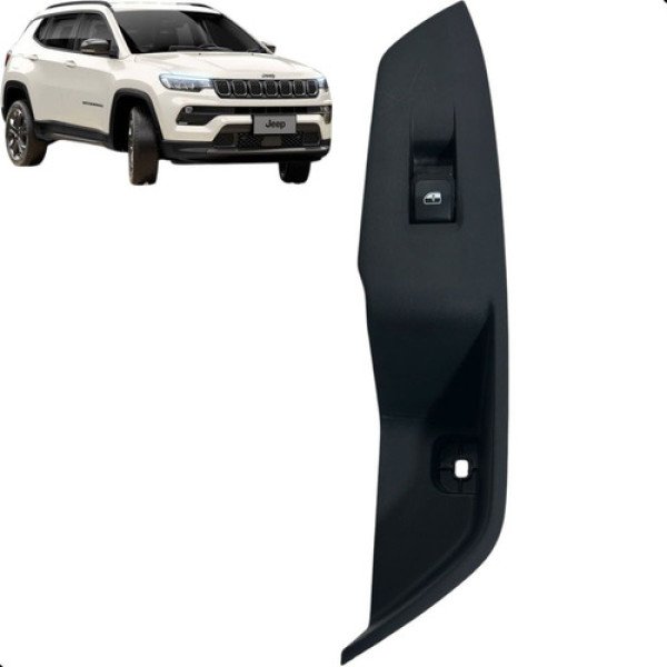 Moldura Botão Vidro Elétrico Traseiro Direito Compass 2022