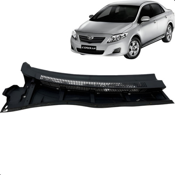 Grade Churrasqueira Direito Toyota Corolla 2009 2010 2012 Preto Preto