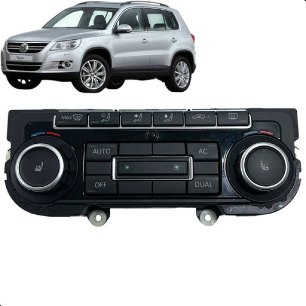 Botão Comando Ar Condicionado Tiguan 2010 2011 2012 2013 Preto