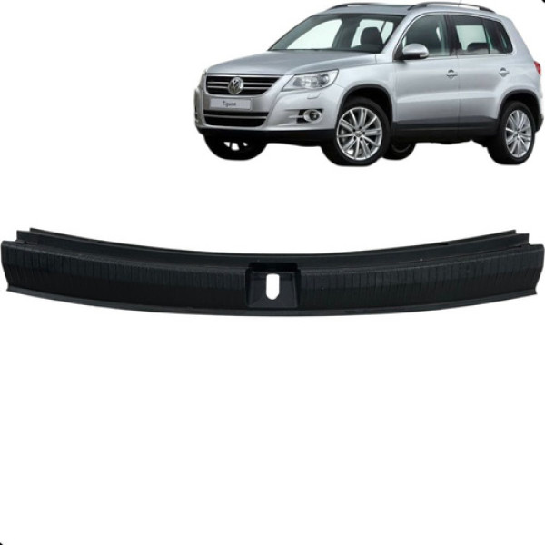 Acabamento Soleira Porta Malas Tiguan 2009 A 2012 Preto