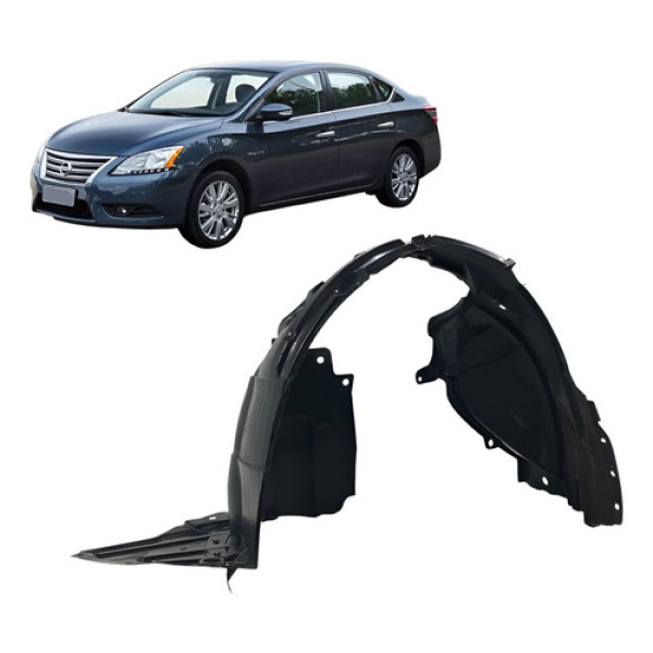 Parabarro Dianteiro Lado Esquerdo Nissan Sentra 2015 A 2019
