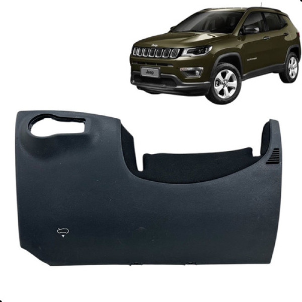 Acabamento Inferior Painel Jeep Compass 2018 A 2021 Preto