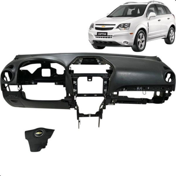 Airbag Captiva 2009 2010 2011 2012 Sem Módulo Preto