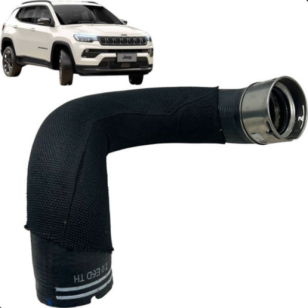 Mangueira Intercoler Jepp Compass 2.0 Diesel 2022  Preto