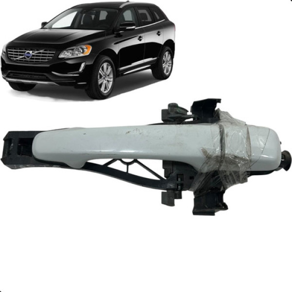 Maçaneta Porta Traseira Esquerda Volvo Xc60 2014 A 2017 Branco Traseira