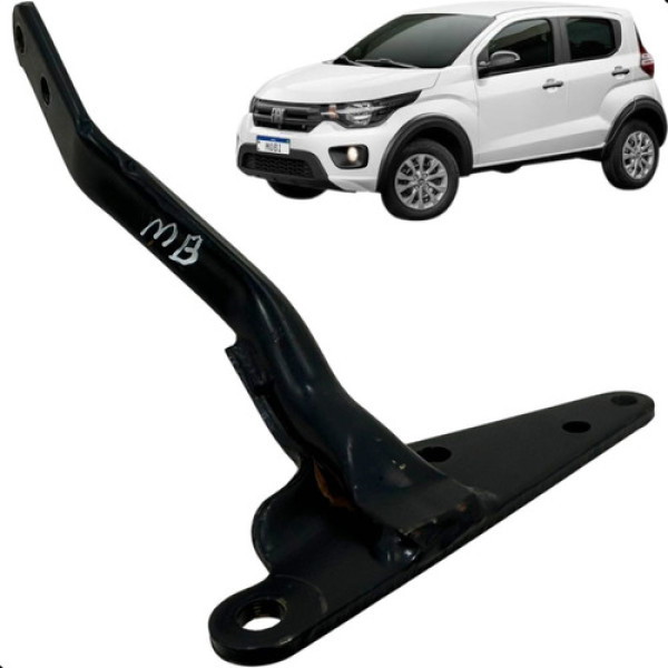Suporte Chapa Inferior Cambio Fiat Mobi 1.0 4cc 2017 A 2019 Preto