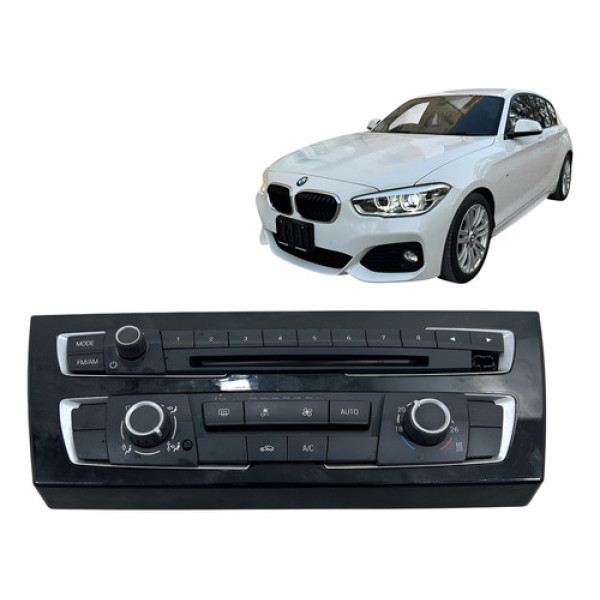 Botão Comando Ar Multimídia Bmw 120i 2013 2014 2015 2016 Preto