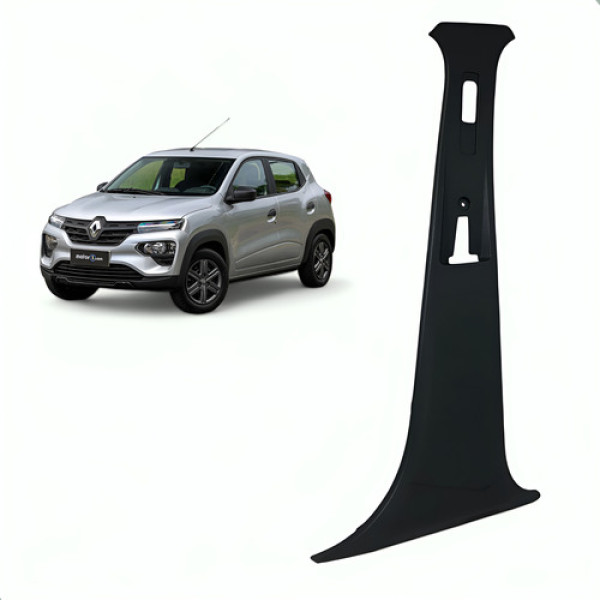 Moldura Acabamento Central Direita Renault Kwid 2019 A 2022  Preto
