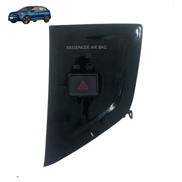 Botao Pisca Alerta Nivus 2021 2022 2023 2024  Preto