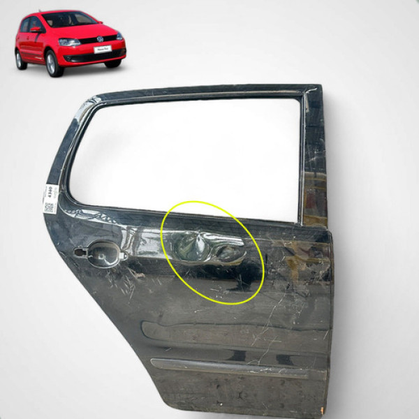 Porta Traseira Direita Fox 2010 2011 2013 2014 Traseira Direita Preta