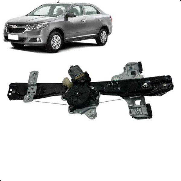 Motor Máquina Vidro Porta Cobalt 2017 2021 Diant Esquerda