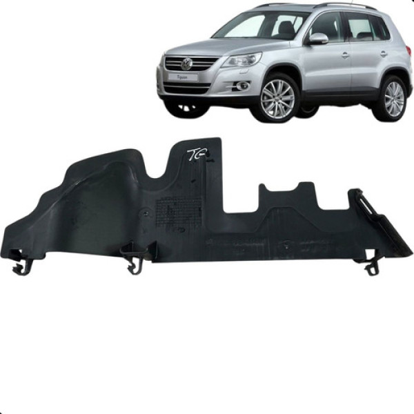 Defletor Ar Radiador Direito Volkswagen Tiguan 2010 A 2014