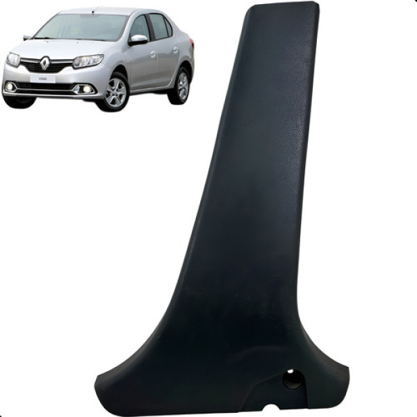 Moldura Coluna Central Lado Direito Logan 1.6 2015 A 2017