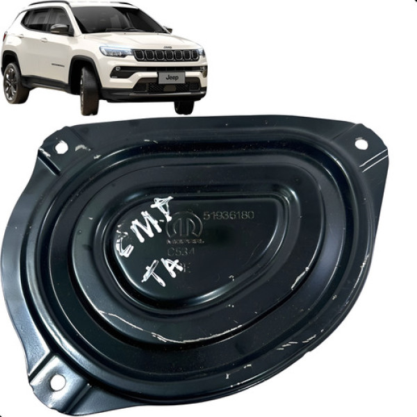 Tampa Acesso Respiro Tanque Combustível Jepp Compass 2022  Preto
