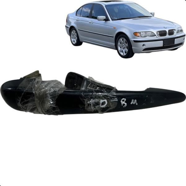 Maçaneta Porta Bmw 325i 2000 A 2003 Traseira Direita  Preto Traseira