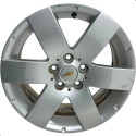 Jogo Roda Aro 17 Chevrolet Captiva 2010 2011 2013 5x115 Cinza