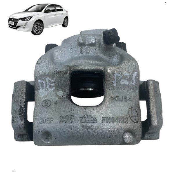 Pinça Freio Peugeot 208 1.6 2021 2024 Dianteira Esquerda