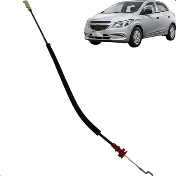 Cabo Fechadura Traseira Esquerda Ônix 2013 A 2019 Preta