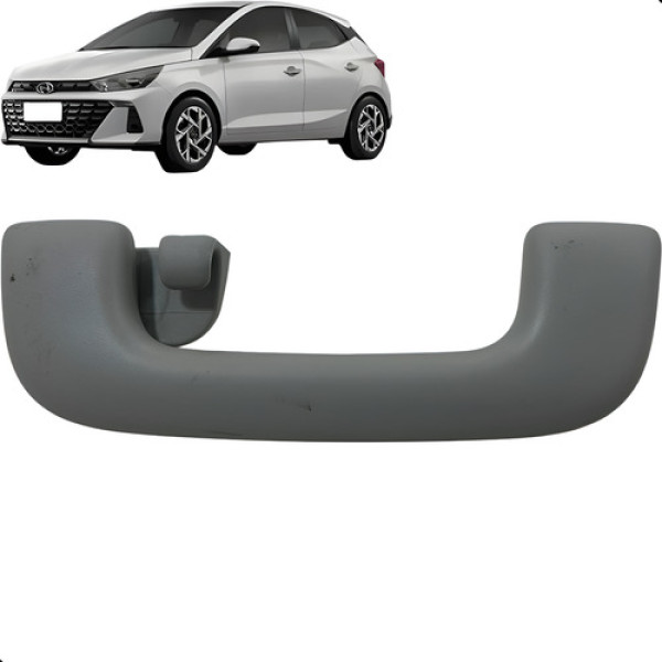 Alça Teto Pqp Traseiro Esquerdo Hyundai Hb20 2020 A 2025 O Preto