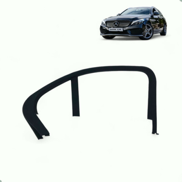 Moldura Porta Trase Esquerda Mercedes Benz C200 2015  2018