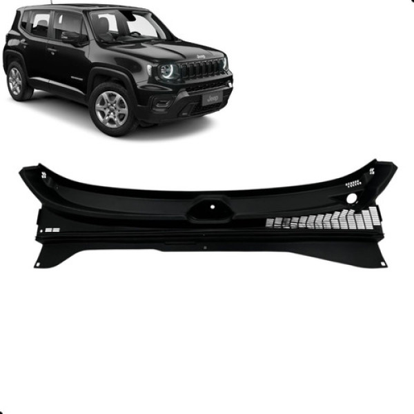 Grade Churrasqueira Jeep Renegade 2016 a 2019 Preto