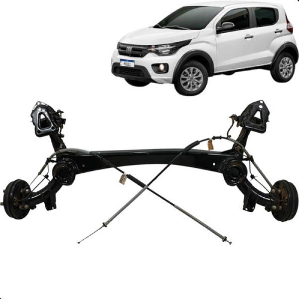 Eixo Traseiro Fiat Mobi 1.0 2018 2019 2020 2021 Com Abs