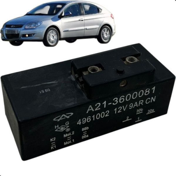 Módulo Ventoinha Chery Cielo 1.6 2010 2011 2012 Preto