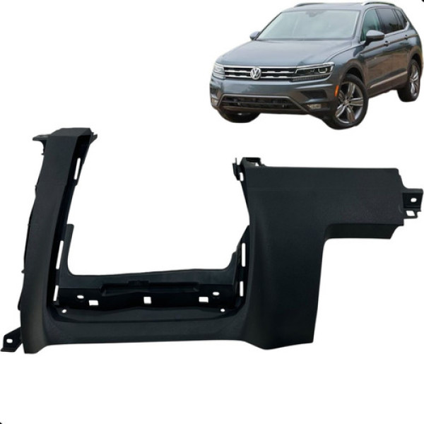 Acabamento Inferior Painel Tiguan Allspace 2018 A 2021 Preto