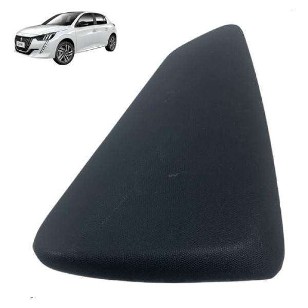 Acabamento Direito Painel Central Peugeot 208 2021 2024 Preto