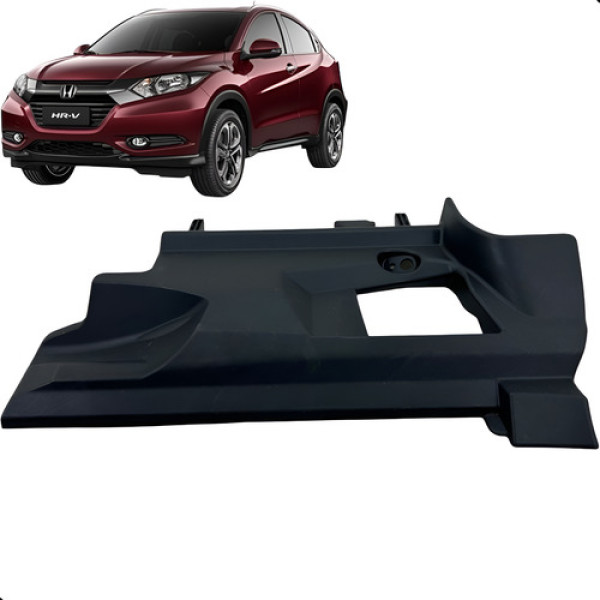 Acabamento Inferior Painel Passageiro Honda Hr-v 2016 2021 Preto