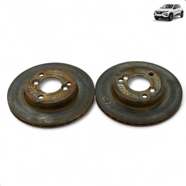 Disco Freio Dianteiro Kwid 2023 2024 Par