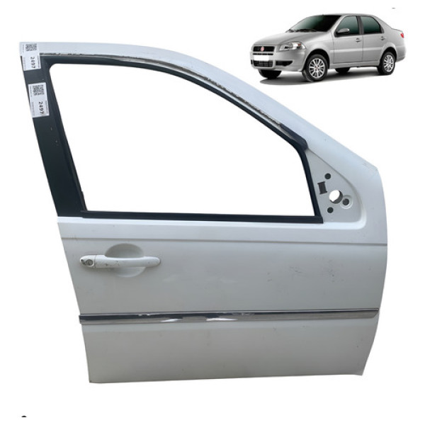 Porta Dianteira Direita Fiat Siena Bbb 2008 A 2012  Direito Dianteira