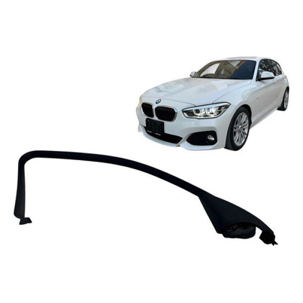 Acabamento Do Vidro Dianteiro Esquerdo Bmw 120i 2.0 2016 Preto
