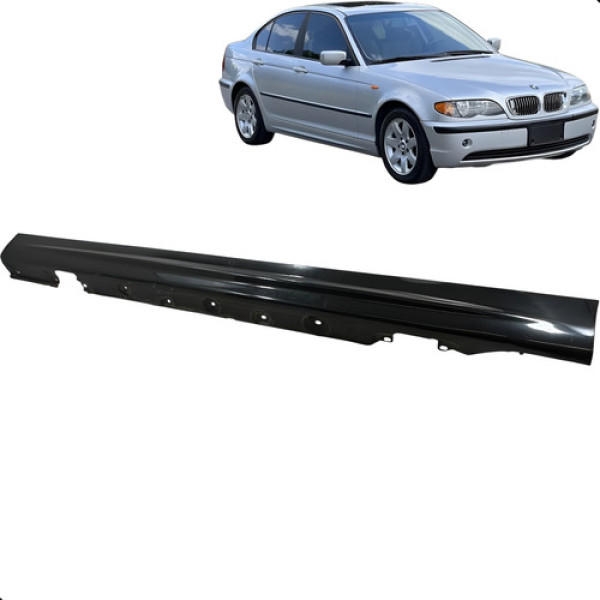 Spoiler Lateral Esquerda Bmw 325i 2.5 2000 2001 2002 2003  Preto