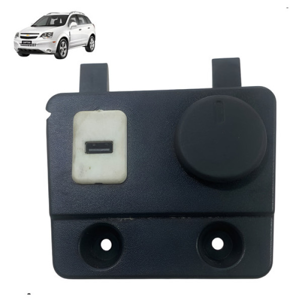 Moldura Entrada Usb Tomada Console Captiva 2009 2016