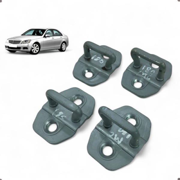 Batente Porta Trava Fechadura Mercedes C200 2009 A 2012 Unid