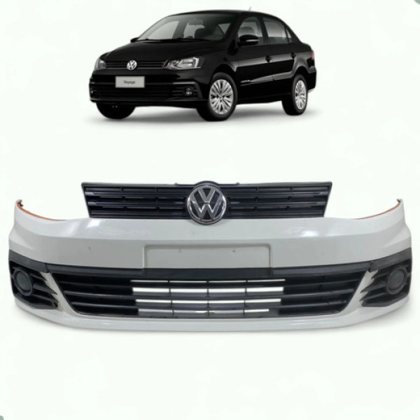 Parachoque Dianteiro Volkswagen Voyage G7 2017 2018 2019 Branco
