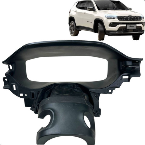 Acabamento Superior Coluna Jeep Compass 2.0 2022 2024 Preto