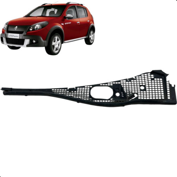 Churrasqueira Direita Sandero 2009 A 2014 Original Preto Ambos Lados