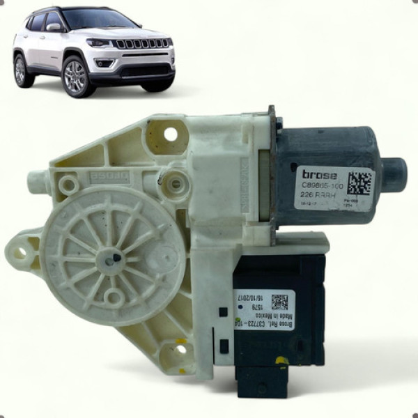 Motor Máquina Vidro Traseiro Direito Compass 2.0 2017 A 2021