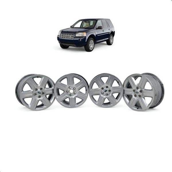 Rodas Aro 17 Freelander 2 Original Furacão 5x108 Cinza
